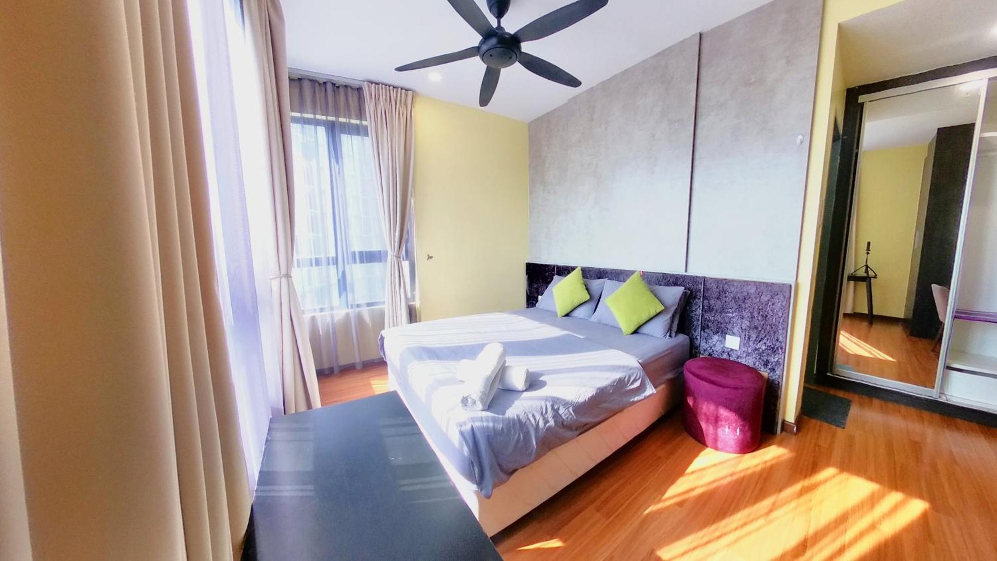 9Pax 2R2B Family Suite, I-City, I-Suite, Hyde, Beside Theme Park, Wifi 50-55" Smart Tv شاه علام المظهر الخارجي الصورة